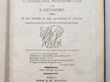 an old book opened to show the title of the lake ' s embersion, england