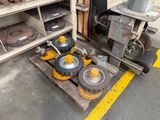 many different types of machinery in this warehouse