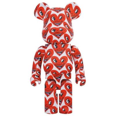 Be@rbrick KEITH HARING V6 HEARTS 1000% Be@rbrick
