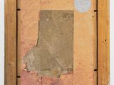 an old picture of a piece of paper with a piece of paper on it