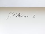 a picture of a signed picture of a man in a suit