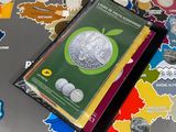 a book that is sitting on top of a map