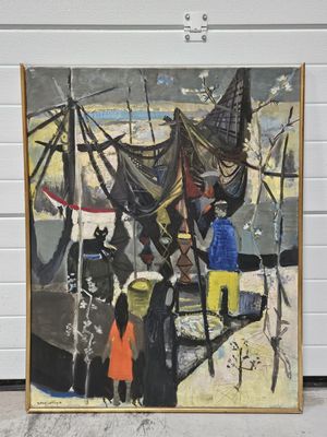 une peinture sur le mur d'un immeuble représentant un chien et un chat
