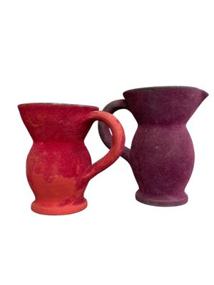 Robert PICAULT (1919-2000) Lot de 2 pichets en céramique cou…