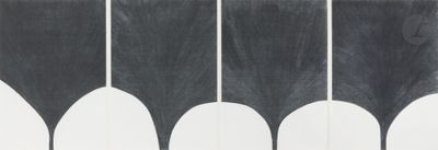 an image of a painting of a group of oval shapes