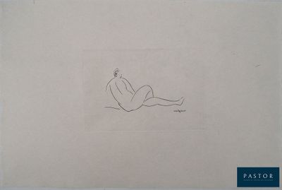 une image représentant le dessin d'une personne allongée par terre