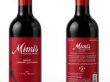 two bottles of wine on a white background