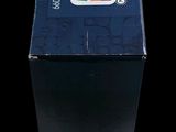 a blue box that has a picture of a person on it