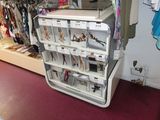 a display of clothes and other items in a store