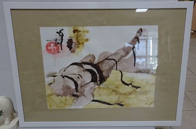 Jean-Marc LALOUX (né en 1954) Femme au bandeau.