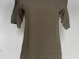 the top of a mannequin mannequin with a brown shirt on a mannequin mannequin stand