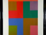une image représentant une peinture abstraite encadrée
