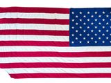 an american flag is shown on a white background