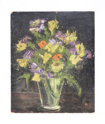 École du XXe siècle. Nature morte aux fleurs. - Photo 1