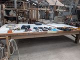 a table that has a lot of tools on it