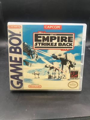 Illustration de couverture du jeu « L'Empire contre-attaque » pour Nintendo Game Boy
