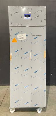 an image of a refrigerator with stickers on it