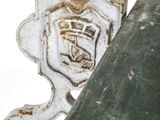 a close up of a metal object on a table