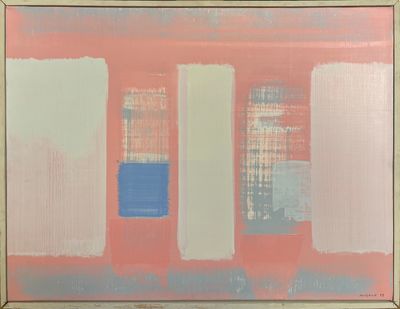 an image of a picture of a painting on a wall