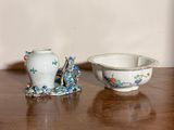 two bowls and a bowl on a table