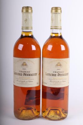 deux bouteilles de vin posées l'une à côté de l'autre sur une surface blanche