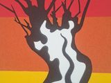 the cover of a book with an image of a tree with no leaves