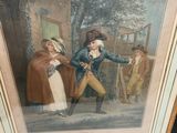 an image of a painting of a man and a woman holding a cane