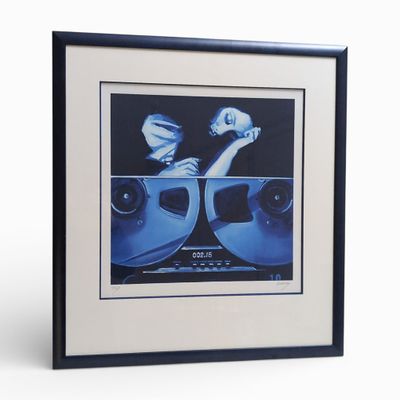 Jacques MONORY (1924-2018) Bande son, 2006. Lithographie sig… - Photo 1