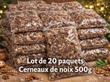 lot de 20 paquets ceremaux de noix 500g