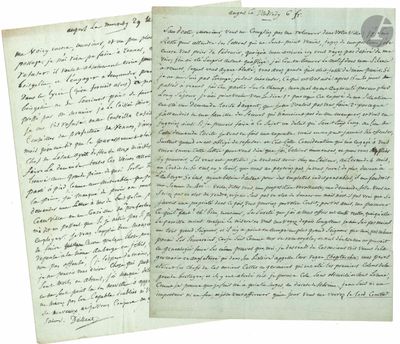 a letter written in black ink on a piece of paper