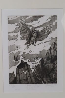 Antonio BUONDELMONTE (né en 1949). "Jules Verne à Marcq-en-B…
