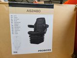 a cardboard box with a picture of a car seat in it