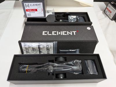 a black box with a razor and a razor blade in it