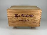 an image of a wooden box with a logo on it