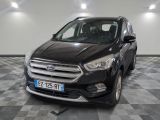 a picture of a black ford escape parked in a garage