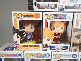 boxes of funko pop vinyl figures are stacked on top of each other