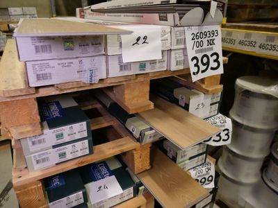a lot of boxes on the shelves in the store