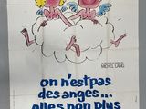 french movie poster for on nesta des anges, elles non plus