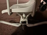 a close up of a toilet with a seat on it