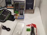 a lot of electronics that are on the table