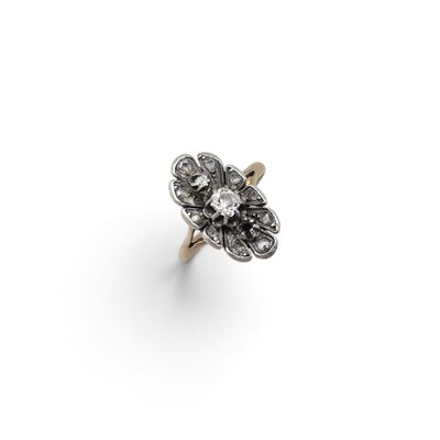 an antique diamond cluster ring