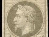 a stamp with an image of a man ' s head on it