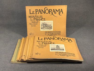 lot of 12 books of le panorama, the french language, and the french language