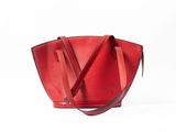 louis vuitton red epi leather bucket bag