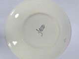 an image of a white plate with a picture of a bird on it