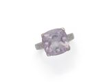 an amethorate and diamond ring