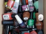 a box full of nail polish and manicures