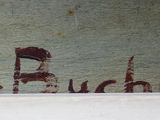 graffiti on the side of a building that says c e burdit