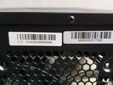 a close up of a computer keyboard with a barcode on it