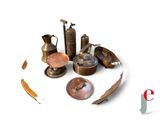 a lot of different items that are sitting on a table